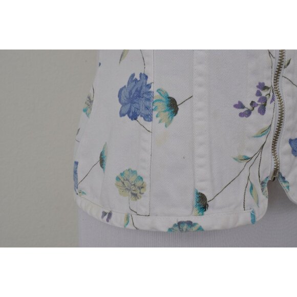 Vintage 90s NY Jeans Denim Cotton Vest | size M‎ - Picture 7 of 9